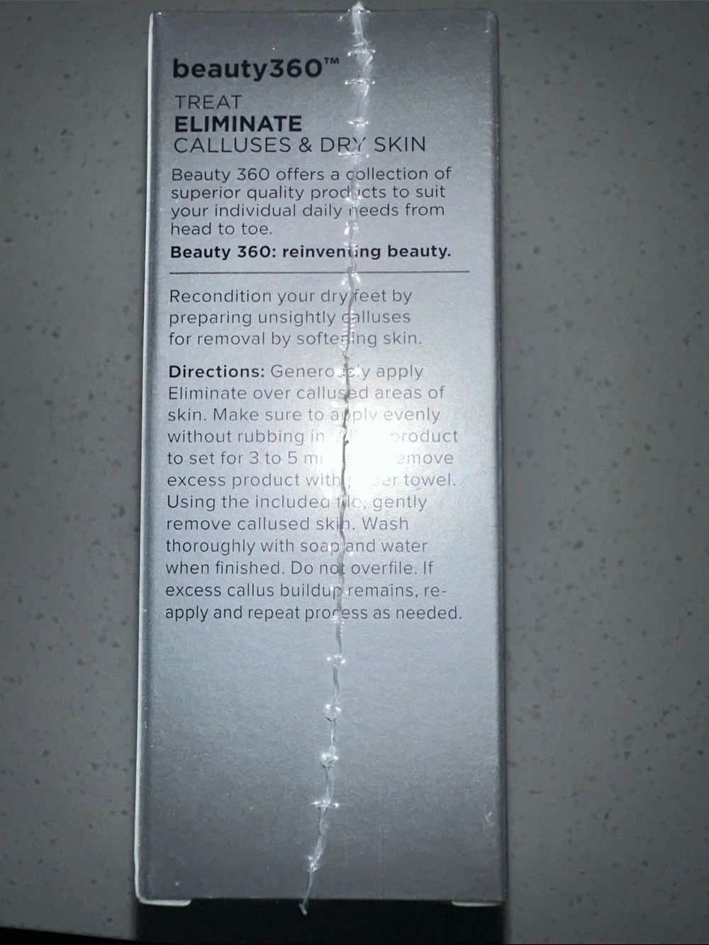 Treat Eliminate Calluses & Dry Skin - Silver/Turquoise (3-Individual bottles)NWT